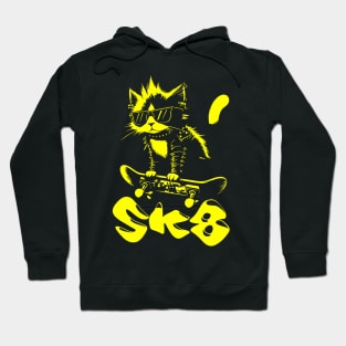 Skater Cat | Hardcore Cat | Radical Cat Hoodie